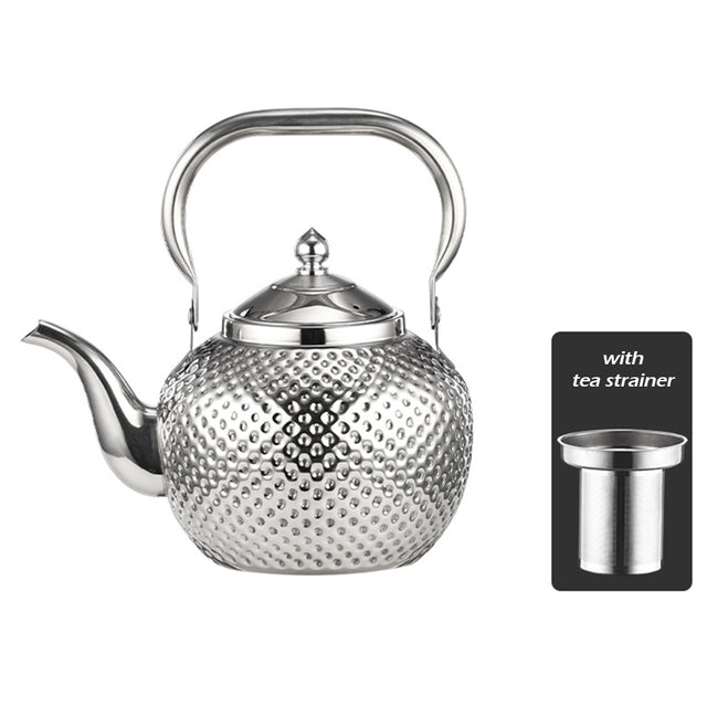 Eleganter Edelstahl-Kochtopf mit Teesieb | AquaCraft