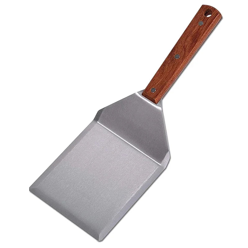 Premium Grillwender aus Edelstahl mit Schnittkante für BBQ