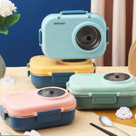 Leak-Proof Stainless Steel Lunch Container with 3 Compartments