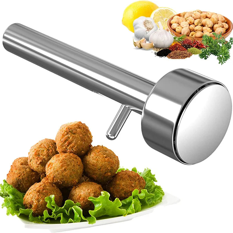 Praktischer Edelstahl Fleischbällchenformer für perfekte Snacks