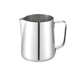 Elegante Edelstahl-Kaffeetasse mit Milchschaum-Design