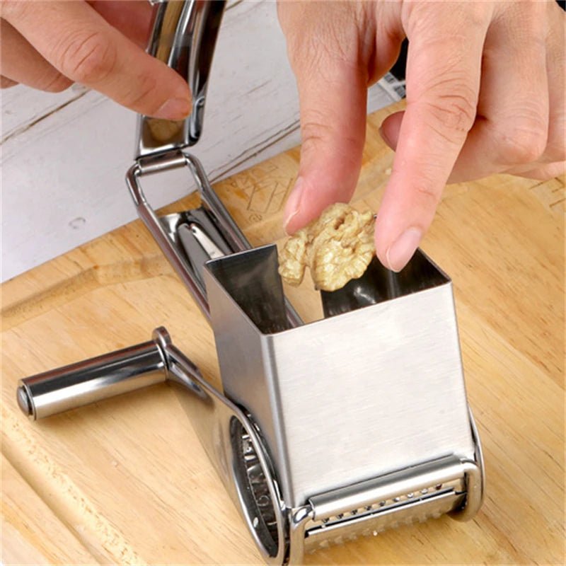 Rotary Grater for Easy Food Preparation in the Kitchen