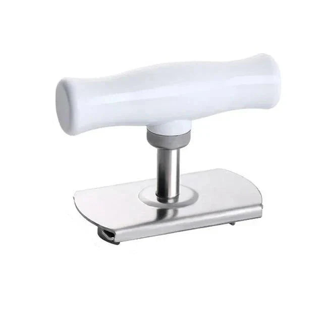Vielseitiger Edelstahl-Flaschenöffner mit Drehmechanismus