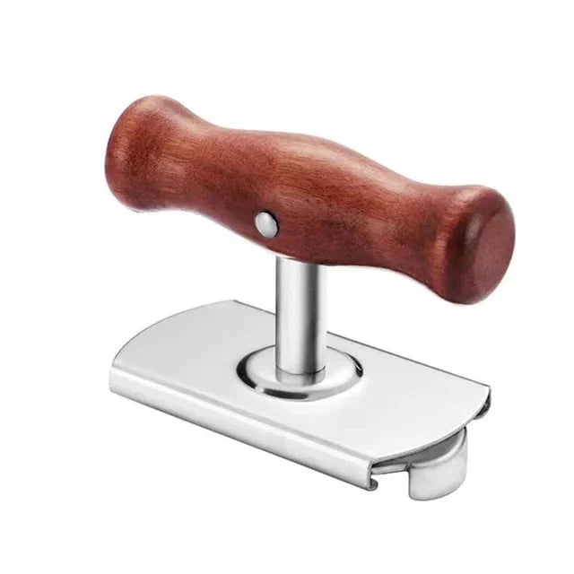 Vielseitiger Edelstahl-Flaschenöffner mit Drehmechanismus