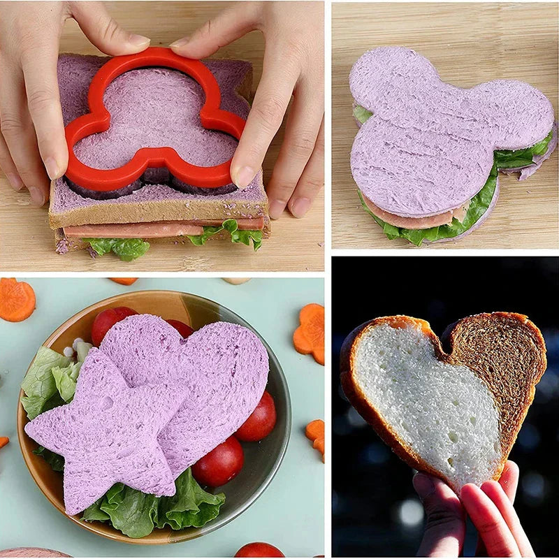 Kreative Edelstahl-Sandwich-Ausstechformen für besondere Snacks