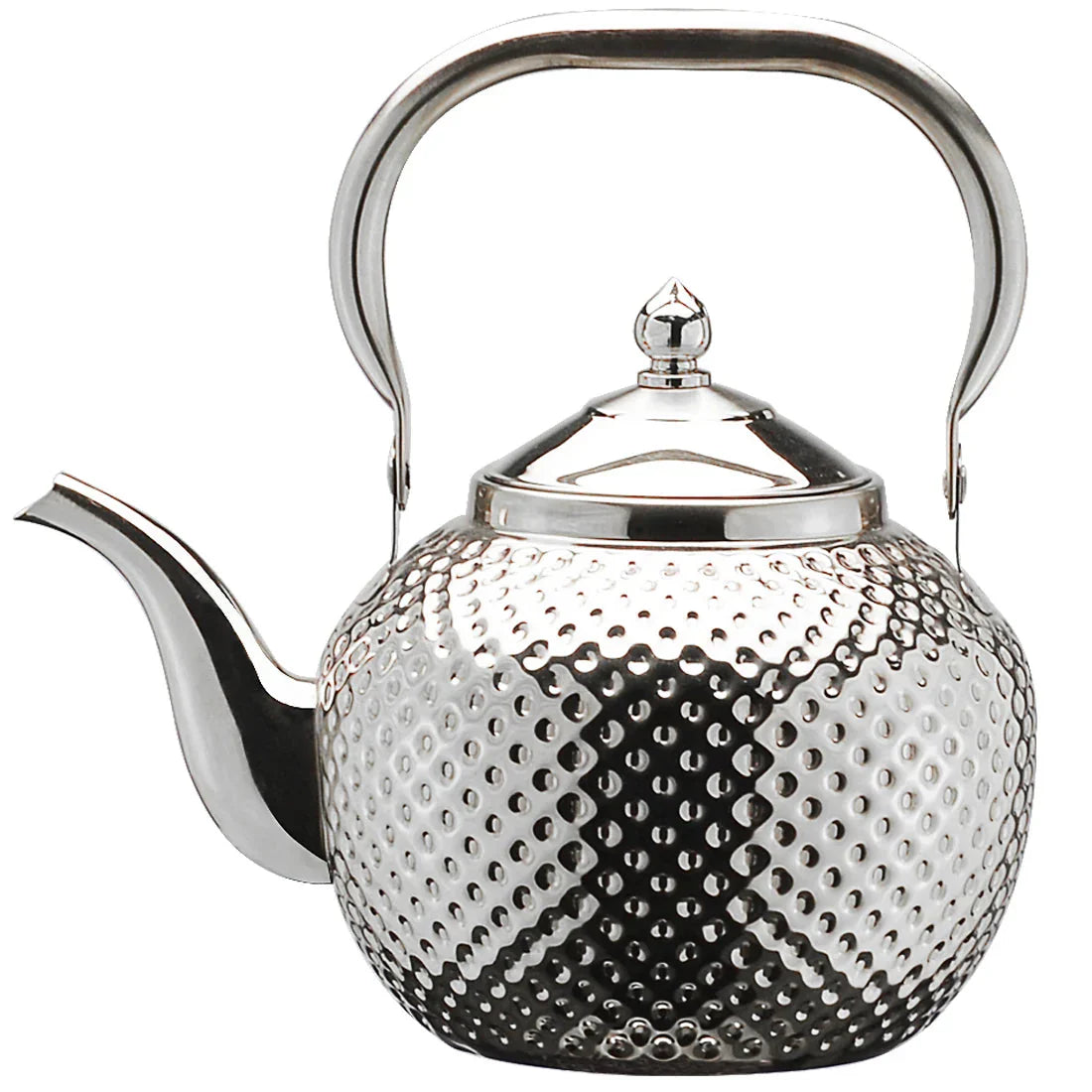 Elegante Edelstahl Teekanne mit abnehmbarem Filter | Teekraft