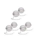 Edelstahl-Teeball-Infusor mit Kette für perfekten Tee