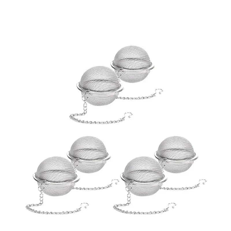 Edelstahl-Teeball-Infusor mit Kette für perfekten Tee