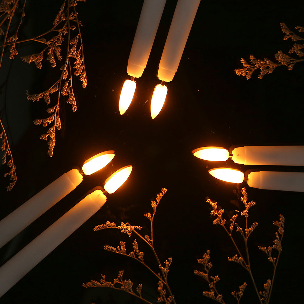 Sichere LED Stumpenkerzen - GlowLite