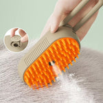 Dampfbürste für Katzenpflege – Haustier Grooming Werkzeug