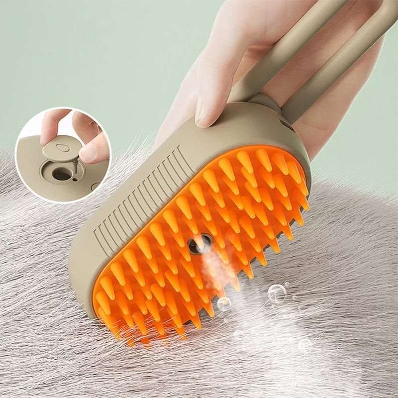 Dampfbürste für Katzenpflege – Haustier Grooming Werkzeug