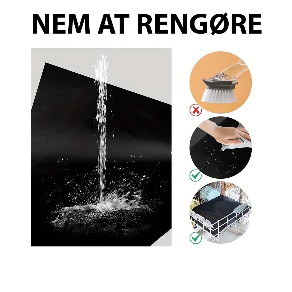 Wiederverwendbare Teflon-Backenmatte 40x33 cm – 5er Set