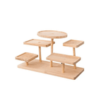 NaturPur - Elegant 5-Tier Wooden Shelf for Your Treasures