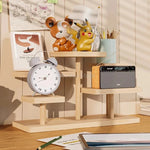 NaturPur - Elegant 5-Tier Wooden Shelf for Your Treasures