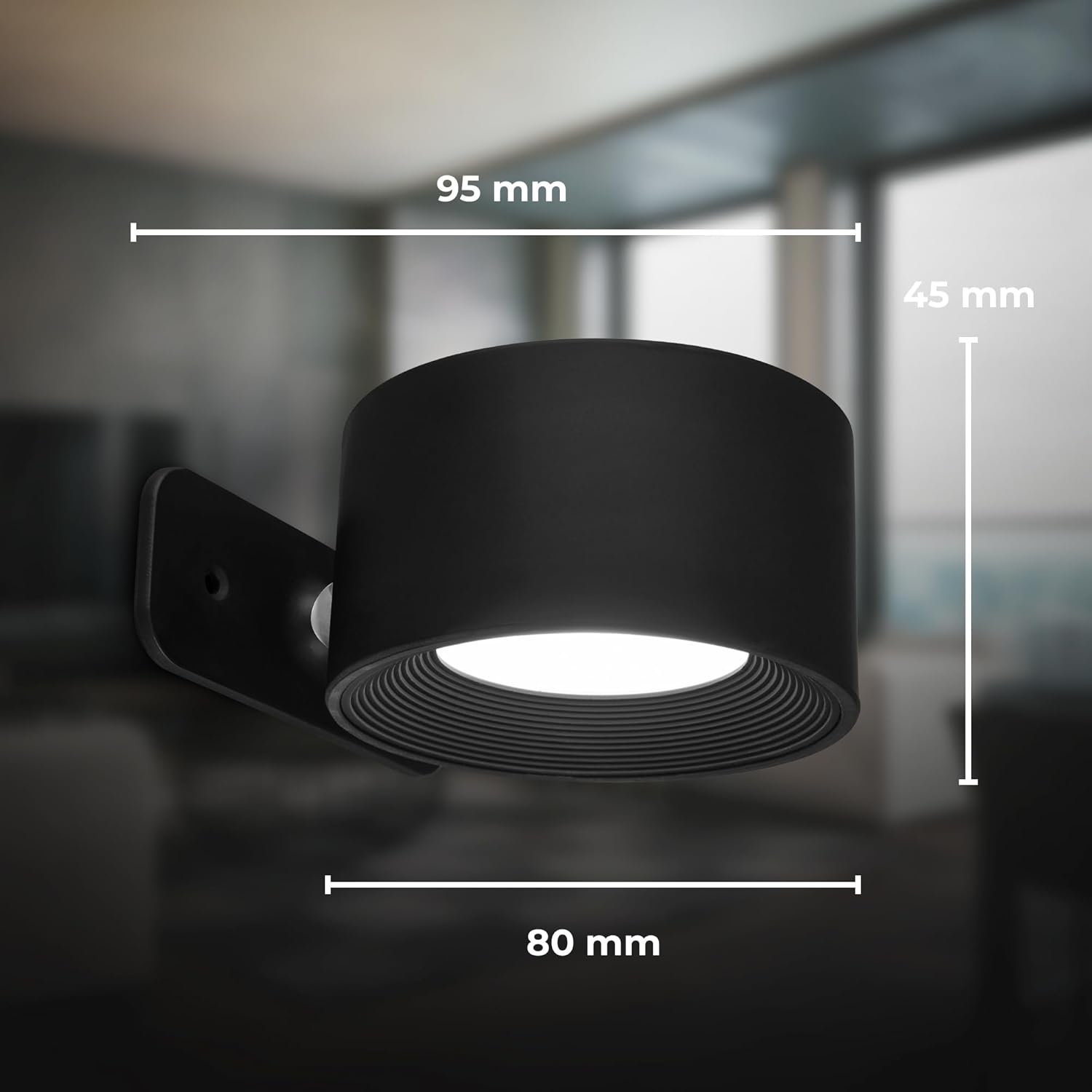 Kabellose LED Lampe mit Bewegungsmelder – Strahl360