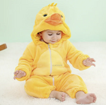 Flauschiger Tier-Strampler für Babys | Wolklin Overall