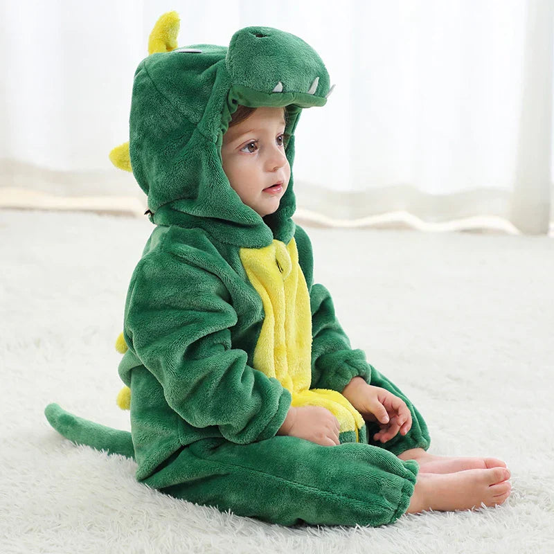 Flauschiger Tier-Strampler für Babys | Wolklin Overall