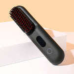 Kabellose Glättbürste für glänzendes Haar – StyleGlide