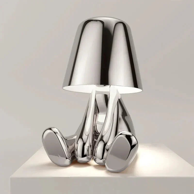 Modern LED Table Lamp - Cordless Design with Adjustable Brightness