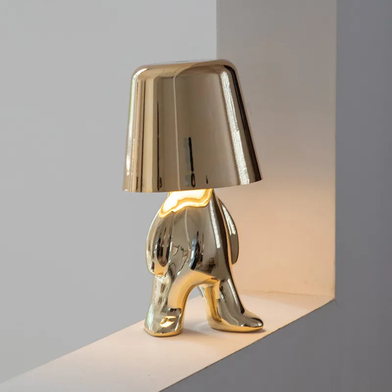 Modern LED Table Lamp - Cordless Design with Adjustable Brightness