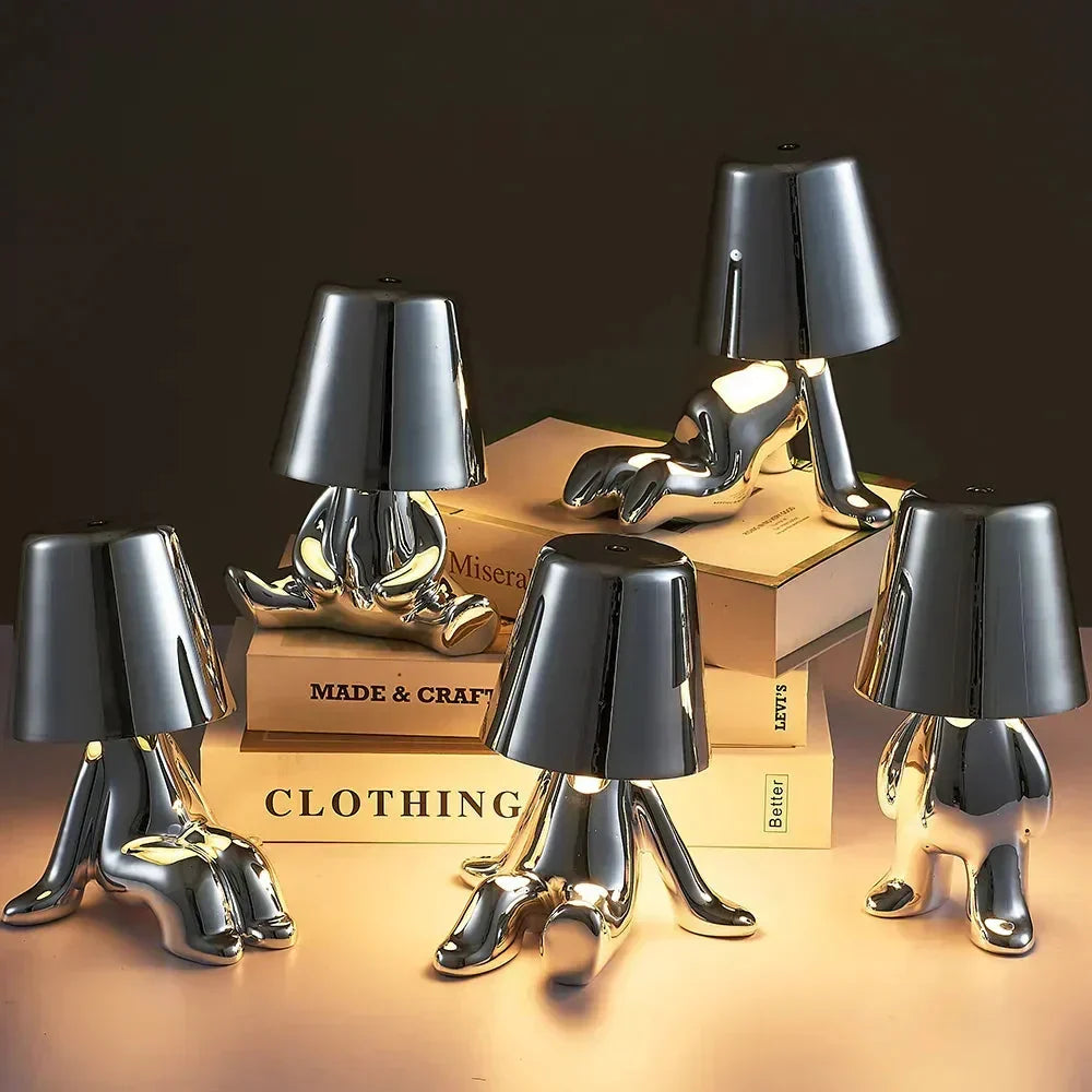 Modern LED Table Lamp - Cordless Design with Adjustable Brightness