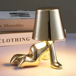 Modern LED Table Lamp - Cordless Design with Adjustable Brightness
