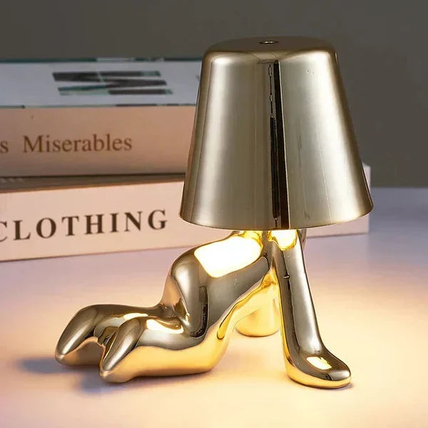 Modern LED Table Lamp - Cordless Design with Adjustable Brightness