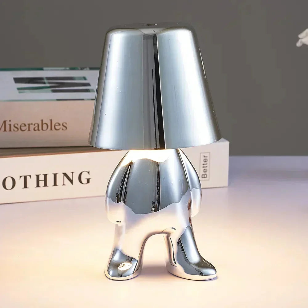 Modern LED Table Lamp - Cordless Design with Adjustable Brightness
