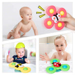 Drehspielset mit Saugnäpfen – 3er-Pack
