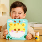 Selbstgemachtes Set für Stickpuppen