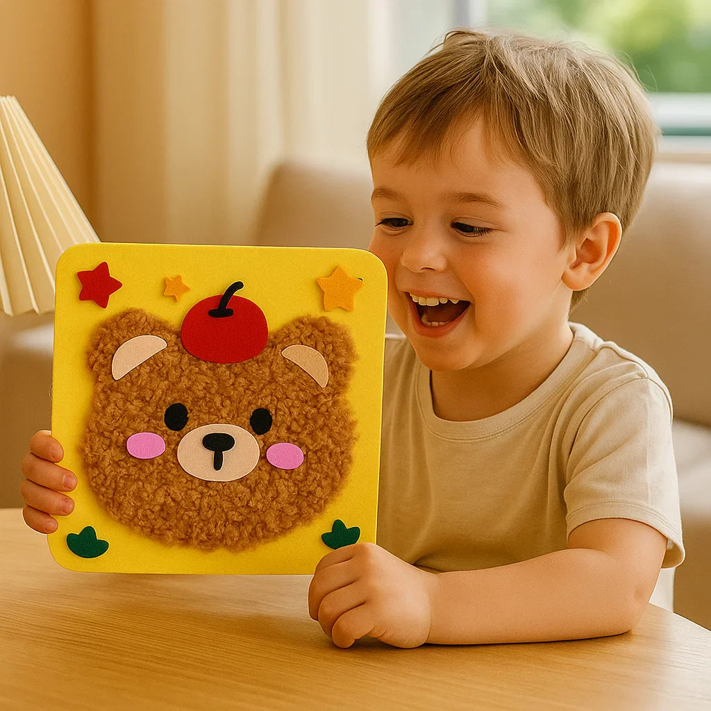 Selbstgemachtes Set für Stickpuppen