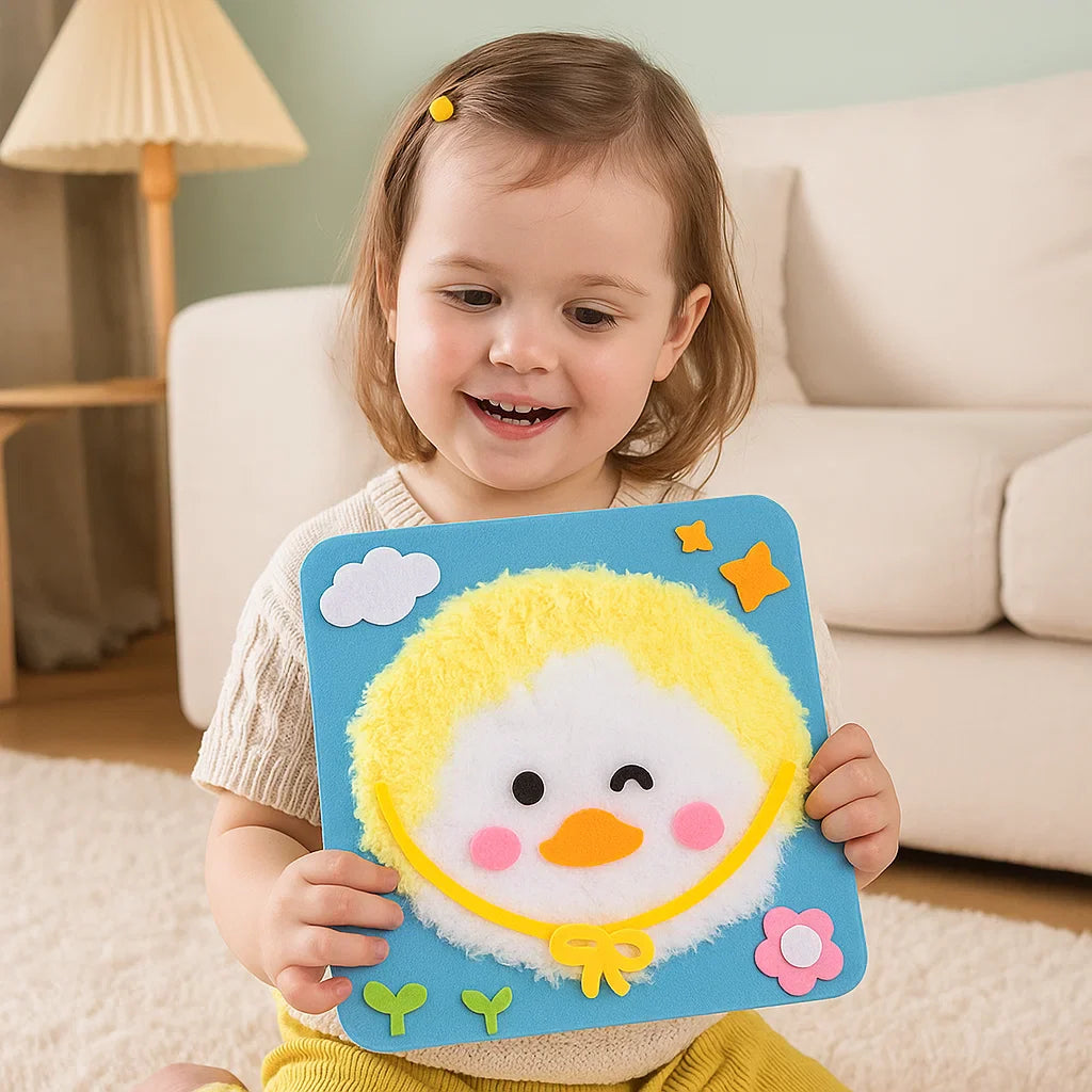 Selbstgemachtes Set für Stickpuppen