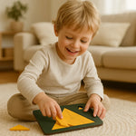 Holzpuzzle Spiel Tangram Rätsel