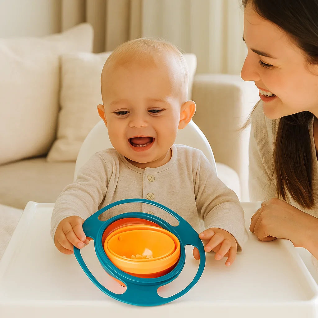 Kleckersichere Schüssel für Babys – Mahlzeiten ohne Verschütten