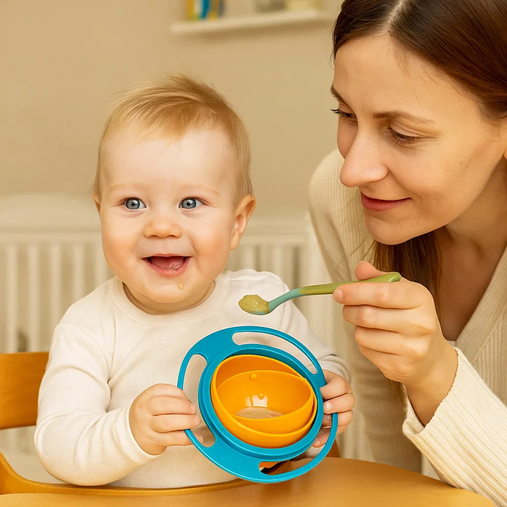 Kleckersichere Schüssel für Babys – Mahlzeiten ohne Verschütten