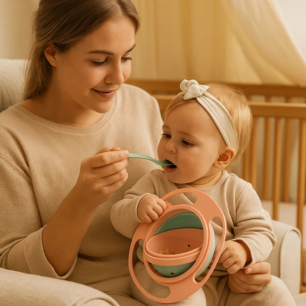 Kleckersichere Schüssel für Babys – Mahlzeiten ohne Verschütten
