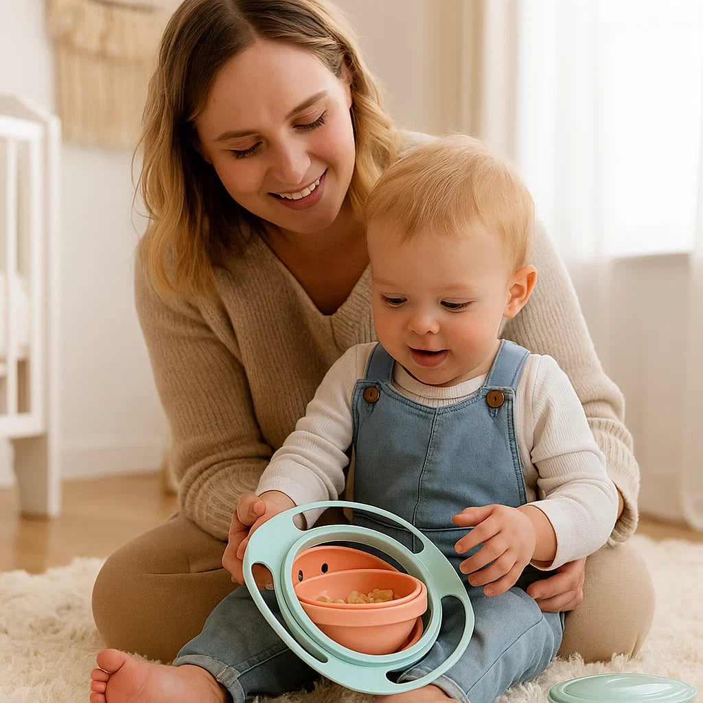 Kleckersichere Schüssel für Babys – Mahlzeiten ohne Verschütten