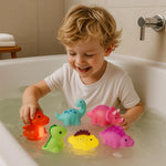Glühendes Dinosaurier Spielzeug für die Badewanne