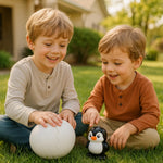 Spielzeug Überraschungsei mit schlüpfenden Tierchen für Kinder