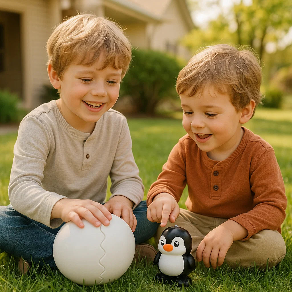 Spielzeug Überraschungsei mit schlüpfenden Tierchen für Kinder