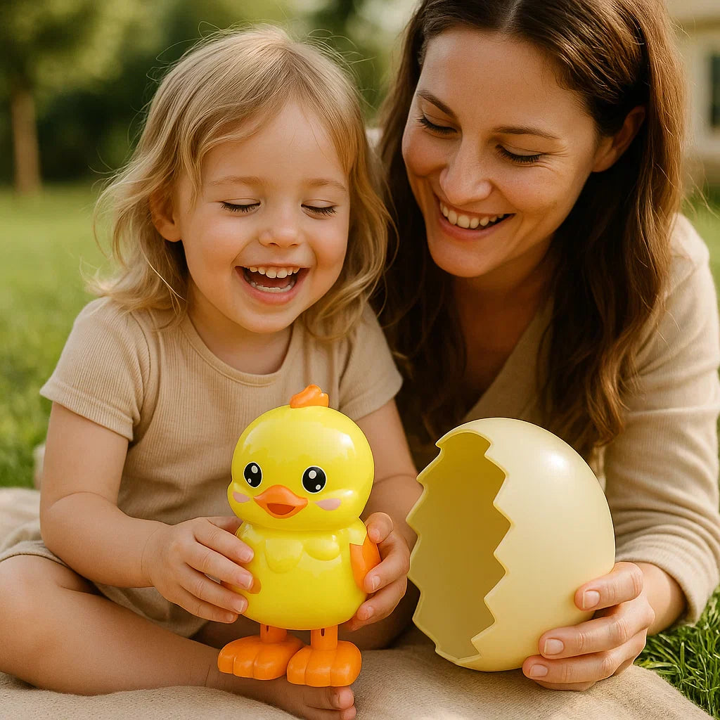 Spielzeug Überraschungsei mit schlüpfenden Tierchen für Kinder