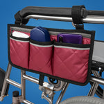 Praktische Seitentasche für Rollstühle mit schnellem Zugriff