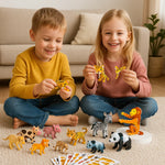 Puzzle Set mit 3D Cartoon Motiven für Kinder