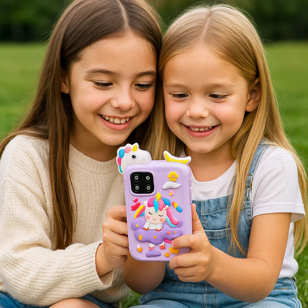 Interactive learning toy in a smartphone design for children
