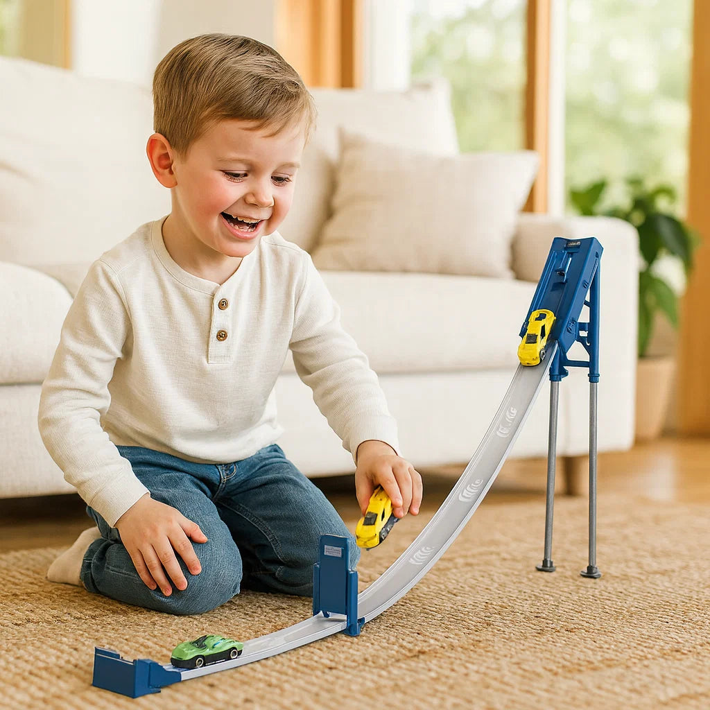 Katapult-Rennbahn für Kinder – Sprungbahn