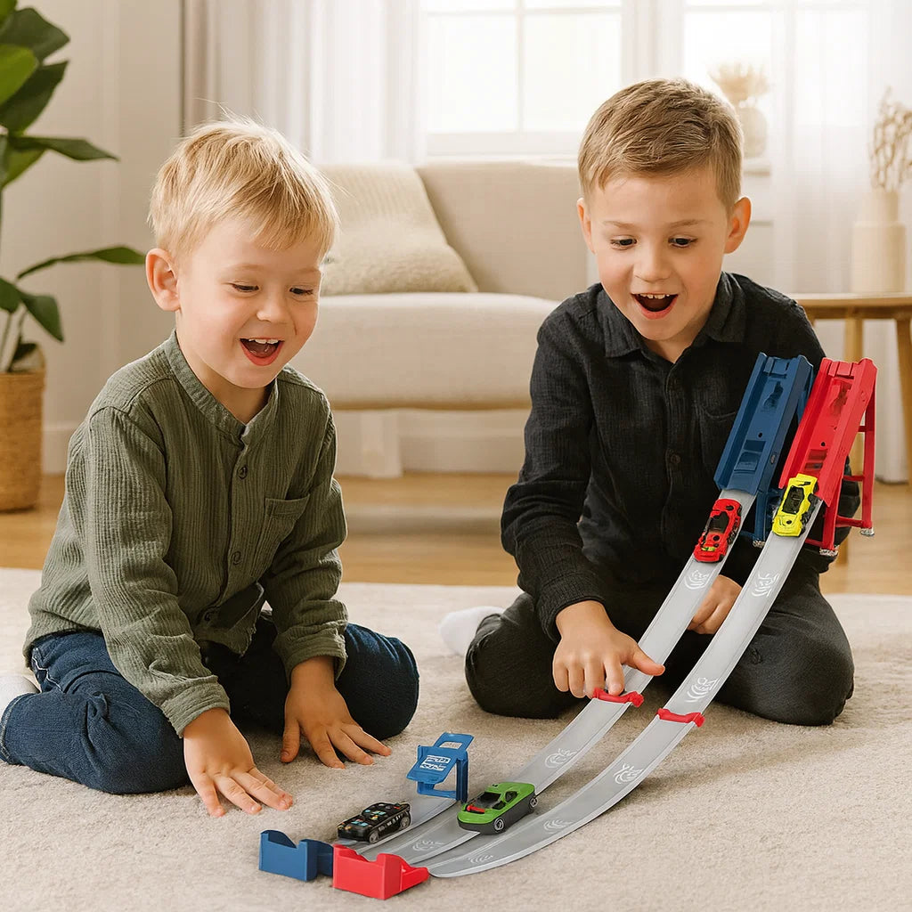 Katapult-Rennbahn für Kinder – Sprungbahn