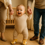 Bequeme Baby-Socken mit rutschfester Sohle – Warm und kuschelig