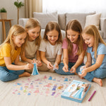 Spielset für Kinder mit magnetischen Modeteilen