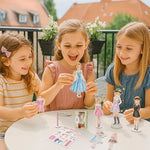 Spielset für Kinder mit magnetischen Modeteilen