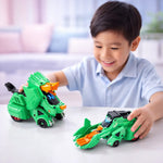Verwandlungsautos mit Dinosaurier-Motiven